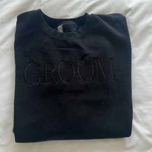 Groom crewneck sweatshirt